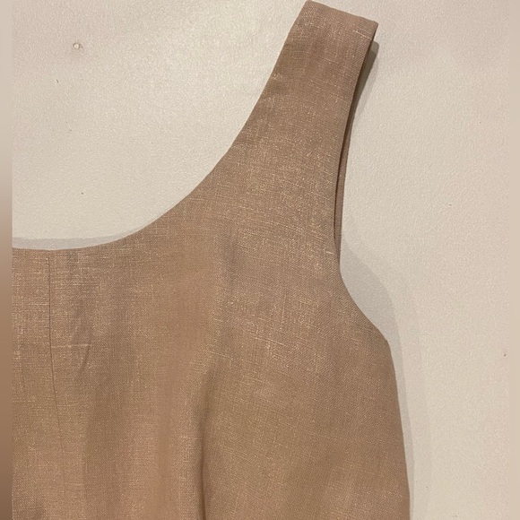 Dolce & Gabbana Gold Tweed Champagne Black Sleeveless Career to Cocktail Dress - Picture 4 of 16